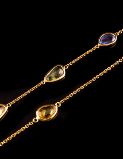 Saphir Armband / 750er Gelbgold - 2950 €