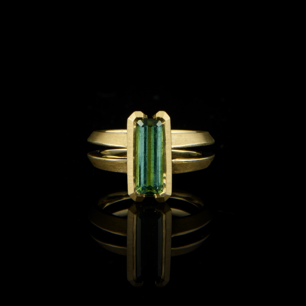 Turmalin Ring / 750 Gelbgold – 5.480 €